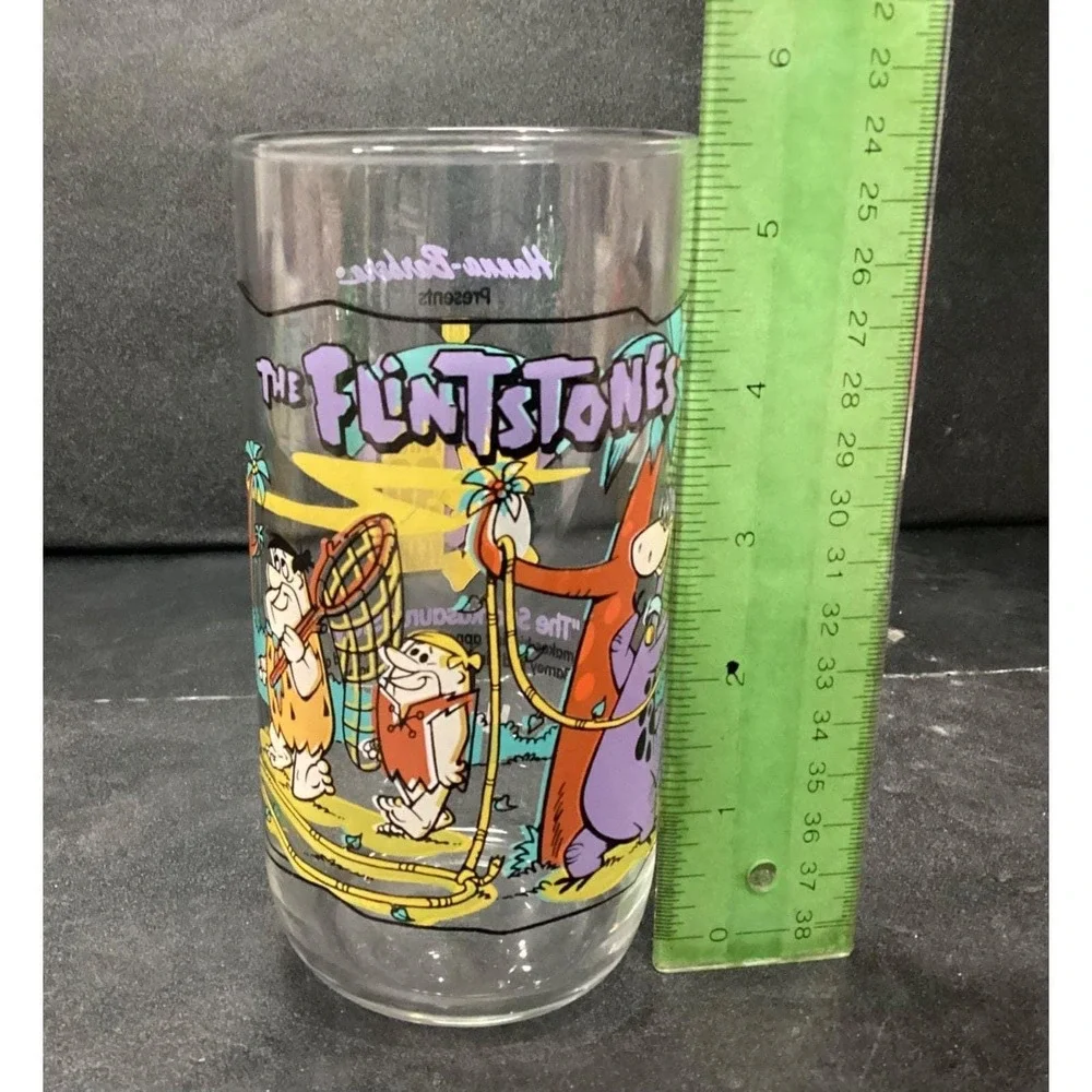 Hanna-Barbera‎ The Flintstones First 30 Years Tumbler, Vintage Collectible Glass